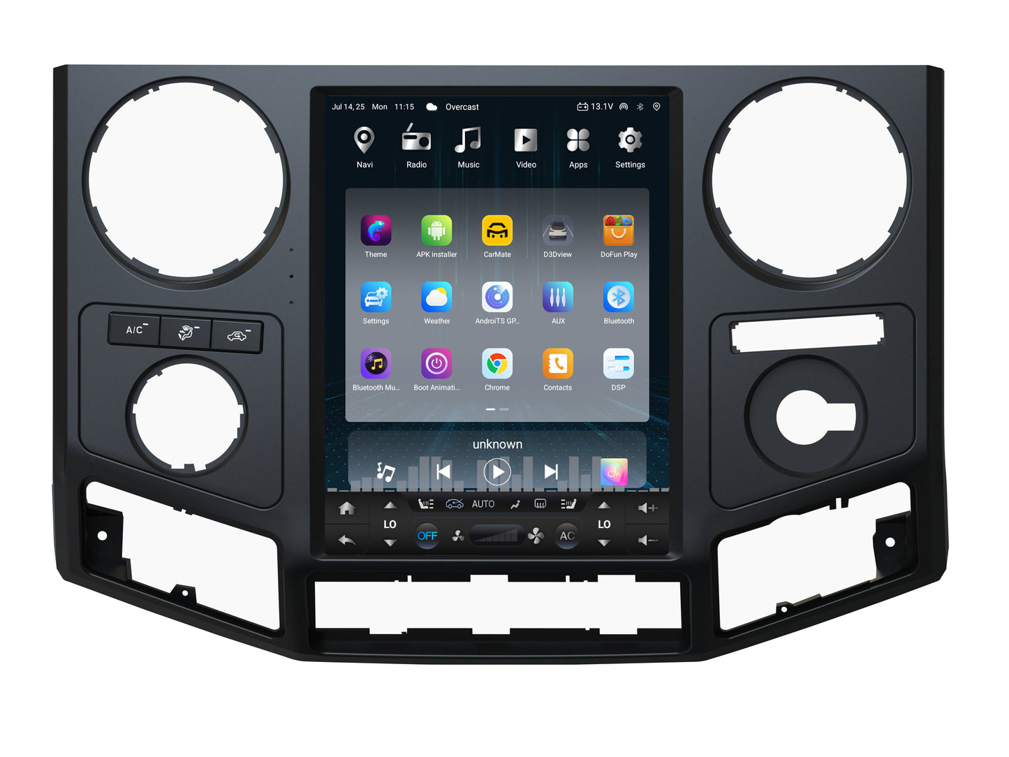 12.1 inch Android 13/14 Vertical Screen Navigation Radio for Ford F-250 F-350 Super Duty trucks 2008 - 2016
