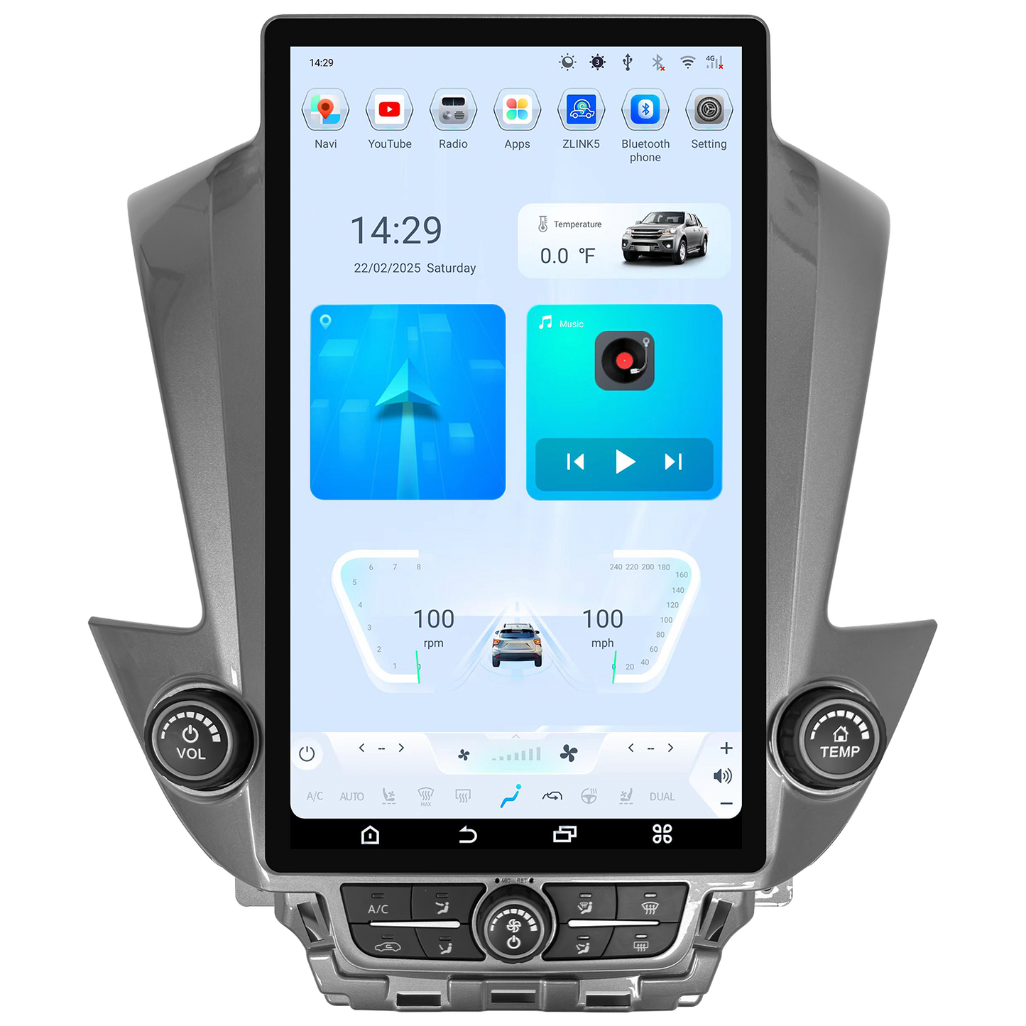12.1/14.5" Android 9/13 Fast boot Vertical Screen Navigation Radio for Chevrolet Tahoe Suburban GMC Yukon 2015 - 2020