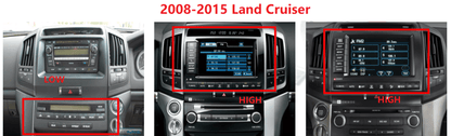 17" Vertical Screen Navi Radio for Toyota Land Cruiser LC200 2008 - 2015 | Phoenix Automotive