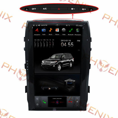 17" Vertical Screen Navi Radio for Toyota Land Cruiser LC200 2008 - 2015 | Phoenix Automotive