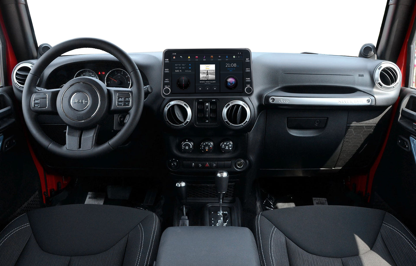 [Open Box] [ Px6 - Six core] 11.8" Android 9.0 Navigation Radio for Jeep Wrangler 2011 - 2017 In-Dash audio/video players head unit stereo online Phoenix Automotive Android Radio Tesla-style T-style XL Large screen Vertical screen big screen Linkswell inc x knob joying Aucar auto AutoTecPro Navigation Systems Rhino dasaita American muscle nifty city merge screens seicane car radio