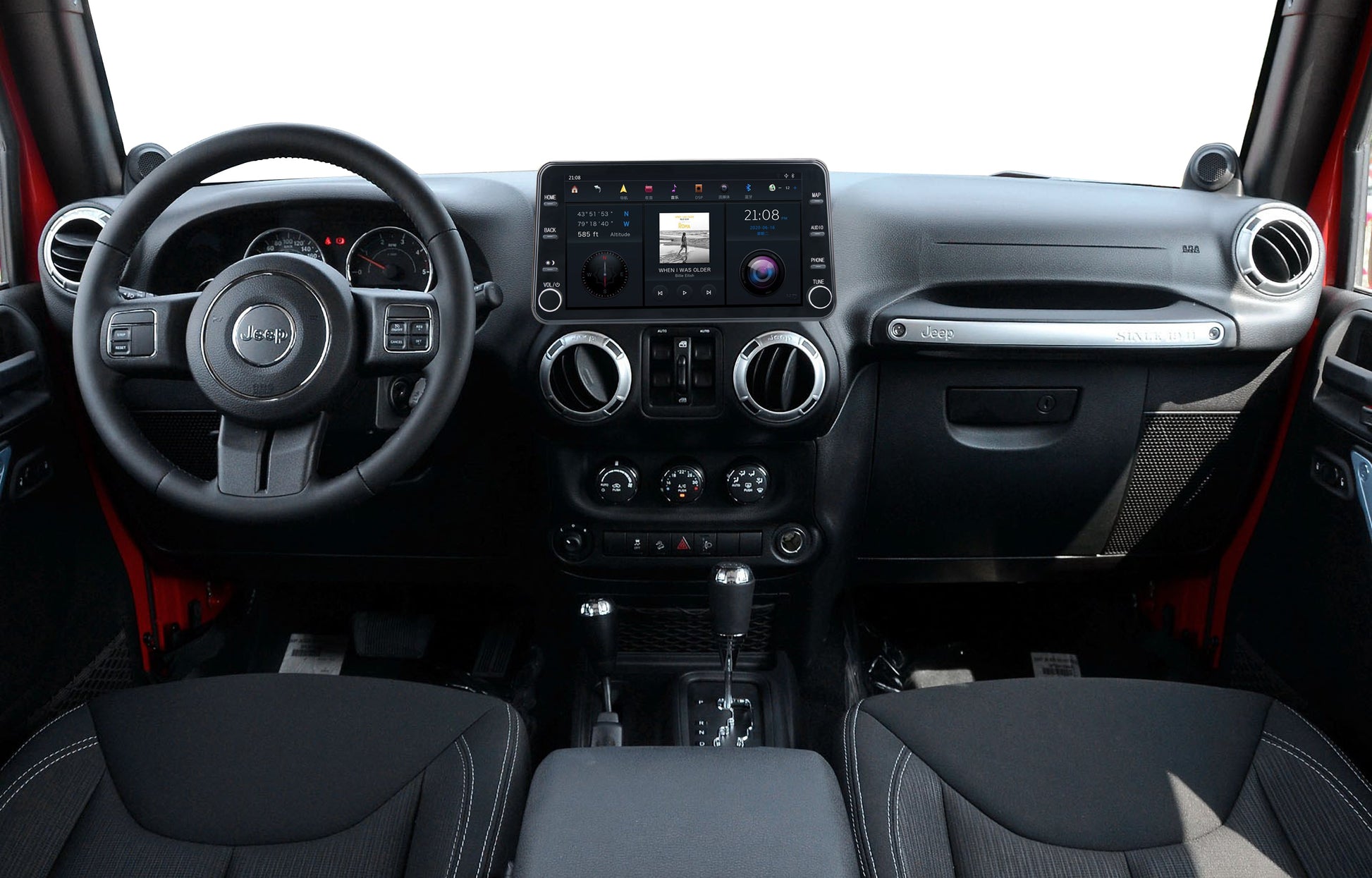 [Open Box] [ Px6 - Six core] 11.8" Android 9.0 Navigation Radio for Jeep Wrangler 2011 - 2017 In-Dash audio/video players head unit stereo online Phoenix Automotive Android Radio Tesla-style T-style XL Large screen Vertical screen big screen Linkswell inc x knob joying Aucar auto AutoTecPro Navigation Systems Rhino dasaita American muscle nifty city merge screens seicane car radio