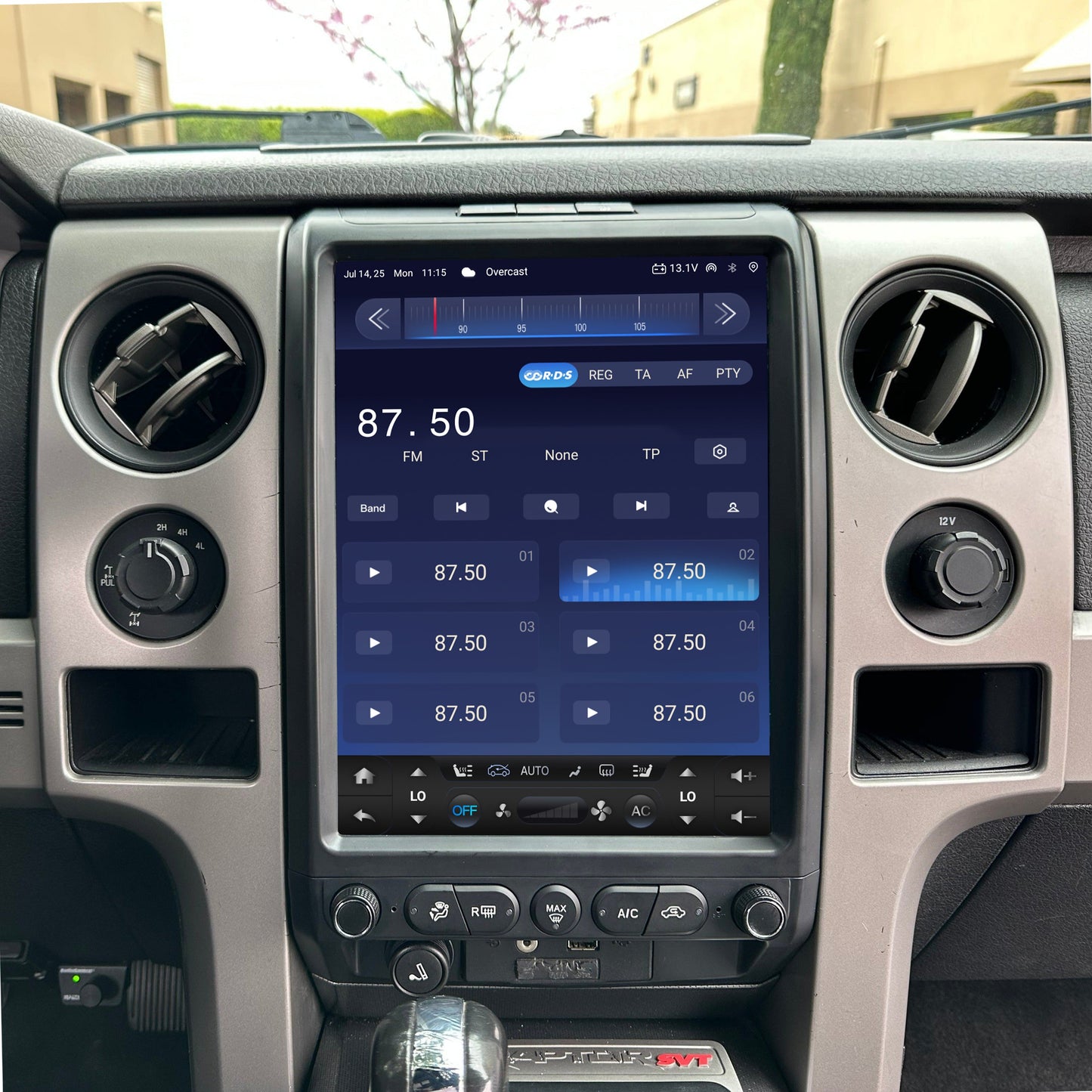 [open box]13” Android 14 Vertical Screen Navigation Radio for Ford F-150 2009 - 2014