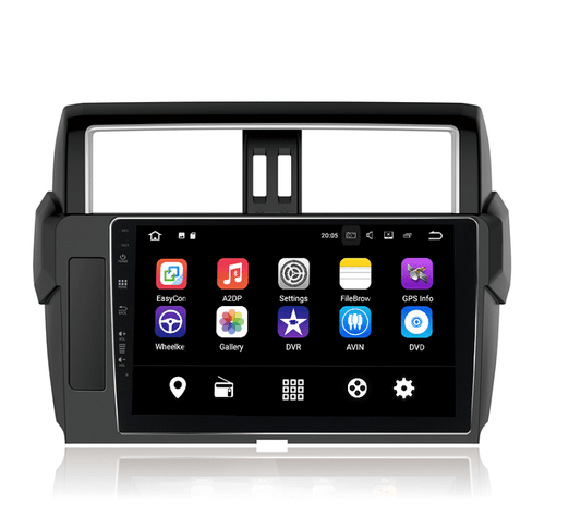 9" Octa-core Quad-core Android Navigation Radio for Toyota Prado 2014 - 2017 - Smart Car Stereo Radio Navigation | In-Dash audio/video players online - Phoenix Automotive