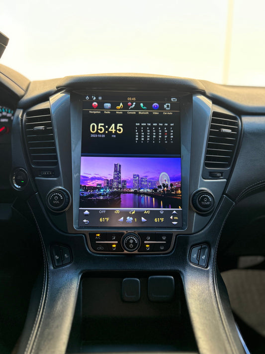 12.1/14.5" Android 9/13 Fast boot Vertical Screen Navigation Radio for Chevrolet Tahoe Suburban GMC Yukon 2015 - 2020