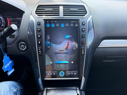 13.6" Android 13/14 Vertical Screen Navigation Radio for Ford Explorer 2011 - 2019