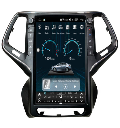 [Open box] 13.6" Vertical Screen Android 12 Fast boot Navigation Radio for Jeep Cherokee 2014 - 2021 In-Dash audio/video players head unit stereo online Phoenix Automotive Android Radio Tesla-style T-style XL Large screen Vertical screen big screen Linkswell inc x knob joying Aucar auto AutoTecPro Navigation Systems Rhino dasaita American muscle nifty city merge screens seicane car radio