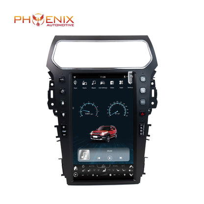 13.6" VERTICAL SCREEN ANDROID 13/14 Fast boot NAVIGATION RADIO FOR FORD EXPLORER 2011-2019