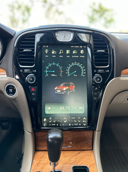 13.6" Vertical Screen Android 13/14 Navigation Radio for Chrysler 300 300C 300S 2011 - 2023