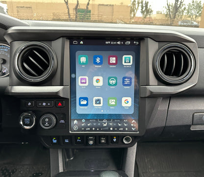 SC7870/Qualcomm6125 12.1” Android 13 fast boot Vertical Screen Navigation Radio for Toyota Tacoma 2016 - 2023 | Phoenix Automotive