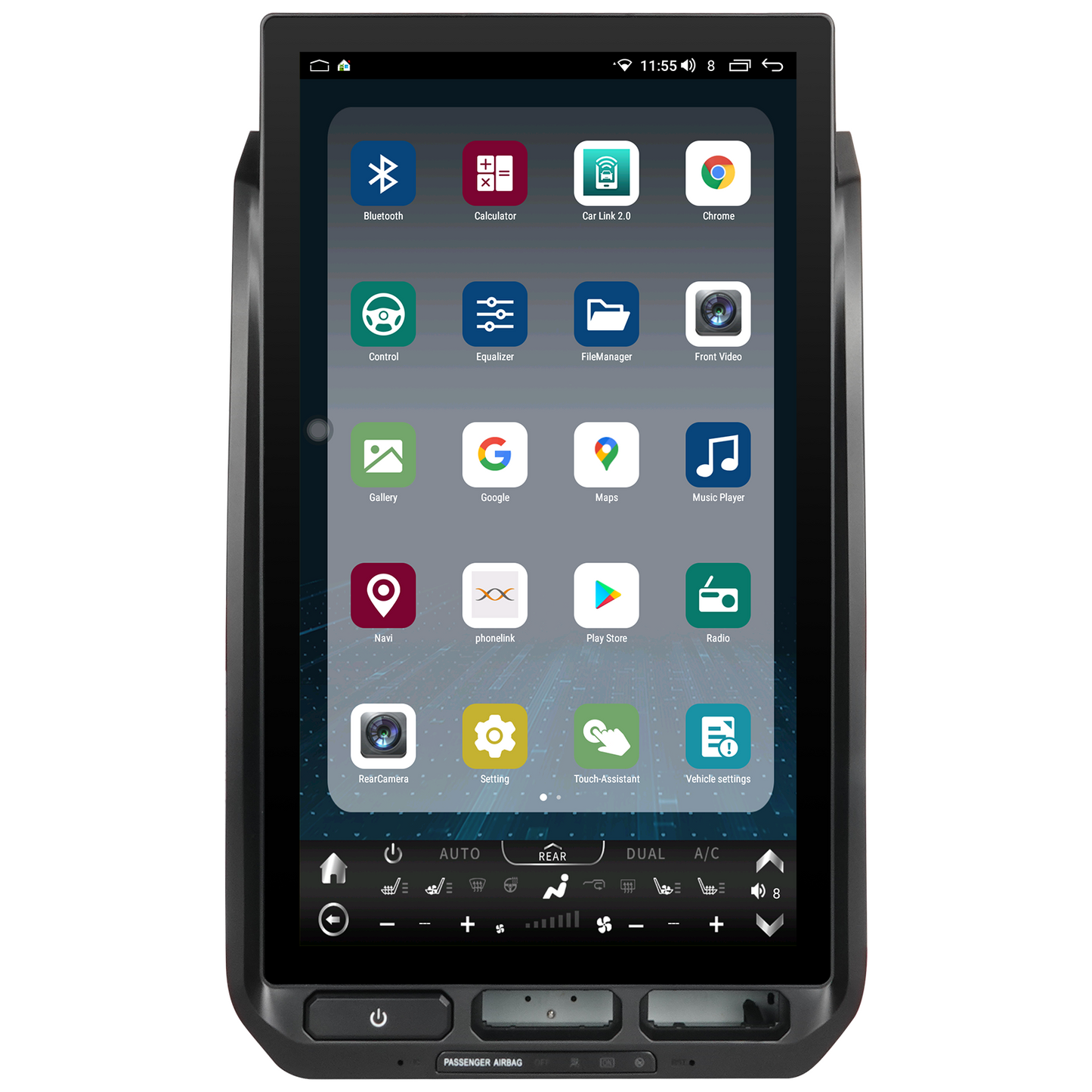 16” Android 13/14 Vertical Screen Navigation Radio for Ford F-150 F-250 F-350 F-450 F-550 2015-2020