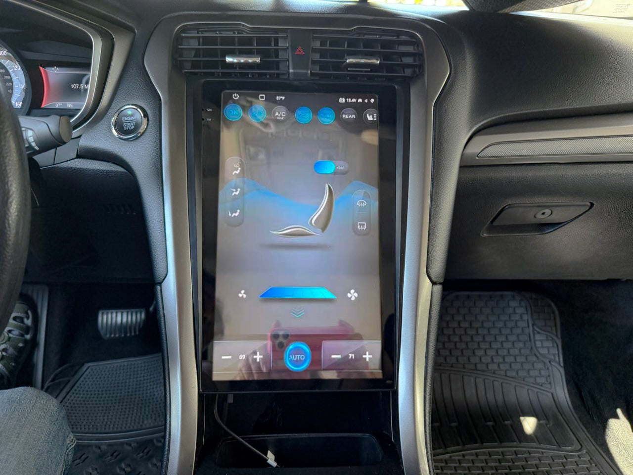 13.6" Vertical screen Android 13/14 Fast boot Navigation radio for Ford Fusion 2013-2020