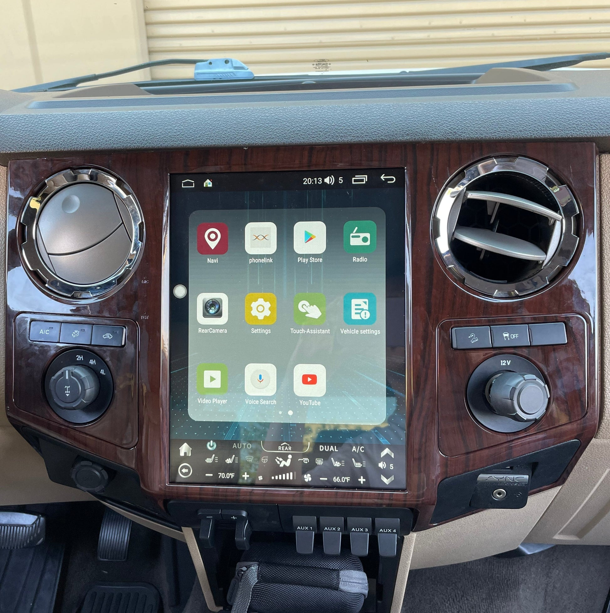 12.1 inch Android 12 Vertical Screen Navigation Radio for Ford F-250 F-350 Super Duty trucks 2008 - 2016 | Phoenix Automotive