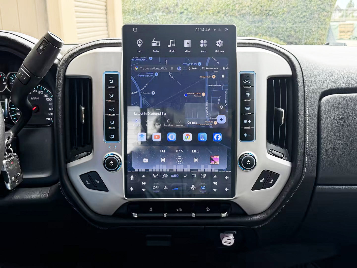 [ PX6/Qualcomm6125 ] [Special Edition] 12.1/14.5" Android Fast boot Navi Radio for Chevy Silverado GMC SIERRA 2014 - 2019
