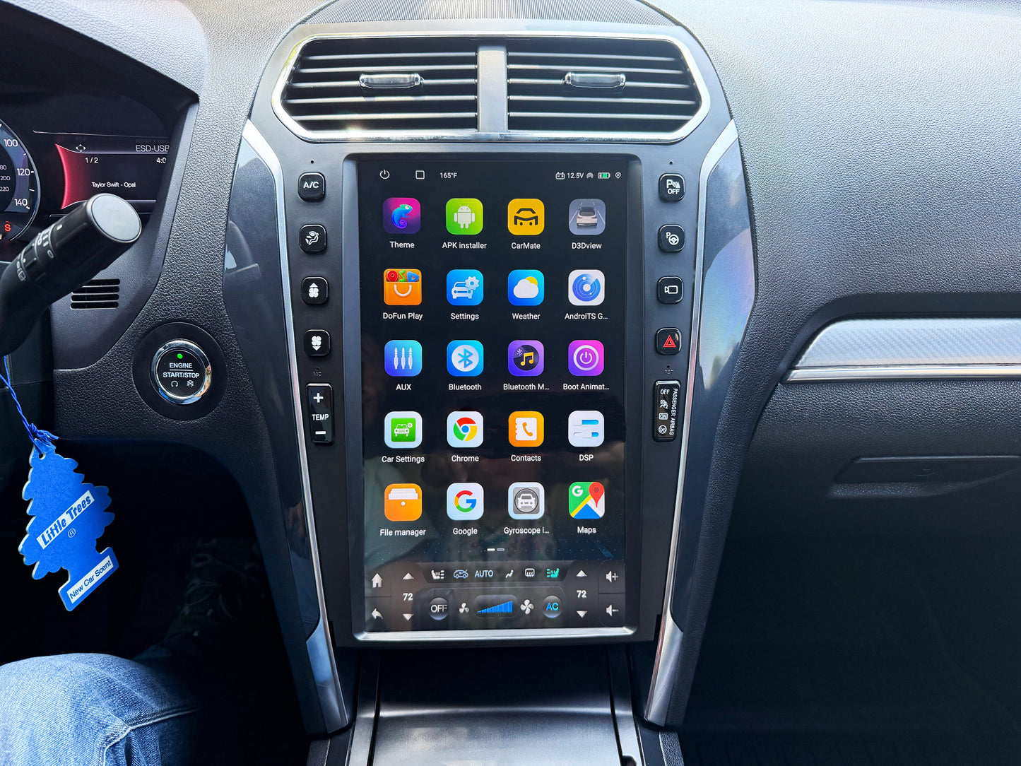13.6" Android 13/14 Vertical Screen Navigation Radio for Ford Explorer 2011 - 2019