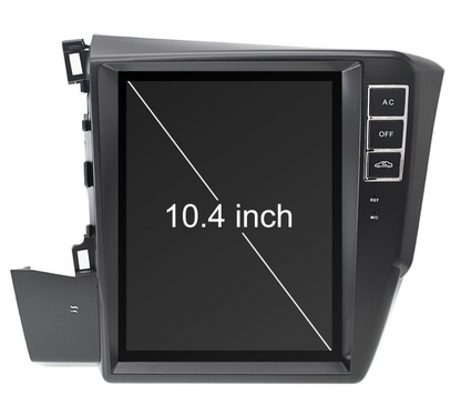 [ G6 octa-core ] 10.4" Vertical Screen Android 11 Fast boot Navigation Radio for Honda Civic 2012 In-Dash audio/video players head unit stereo online Phoenix Automotive Android Radio Tesla-style T-style XL Large screen Vertical screen big screen Linkswell inc x knob joying Aucar auto AutoTecPro Navigation Systems Rhino dasaita American muscle nifty city merge screens seicane car radio