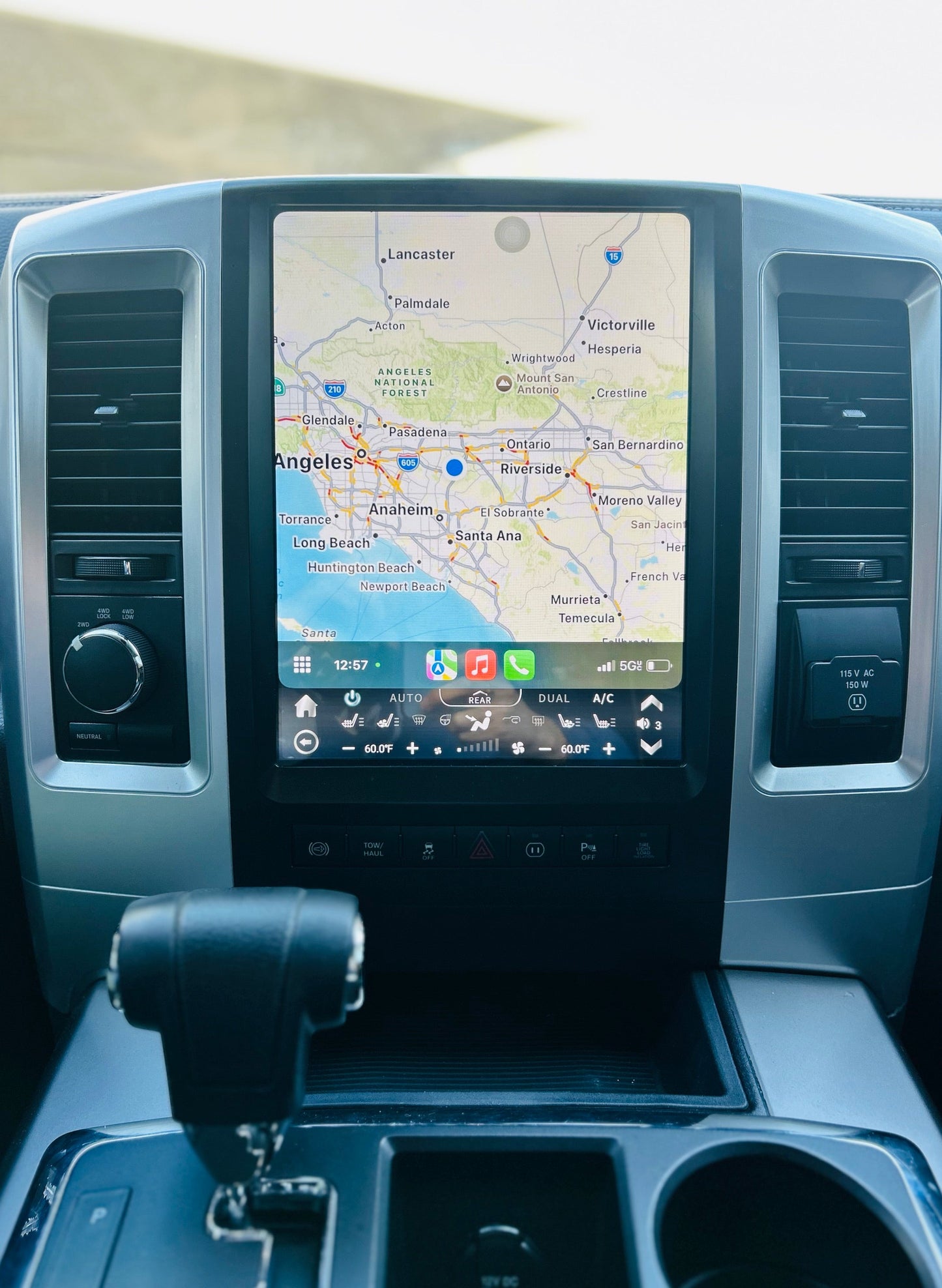 12.1“ / 13" Android 13/14 Fast boot Vertical Screen Navi Radio for Dodge Ram 2009 - 2018