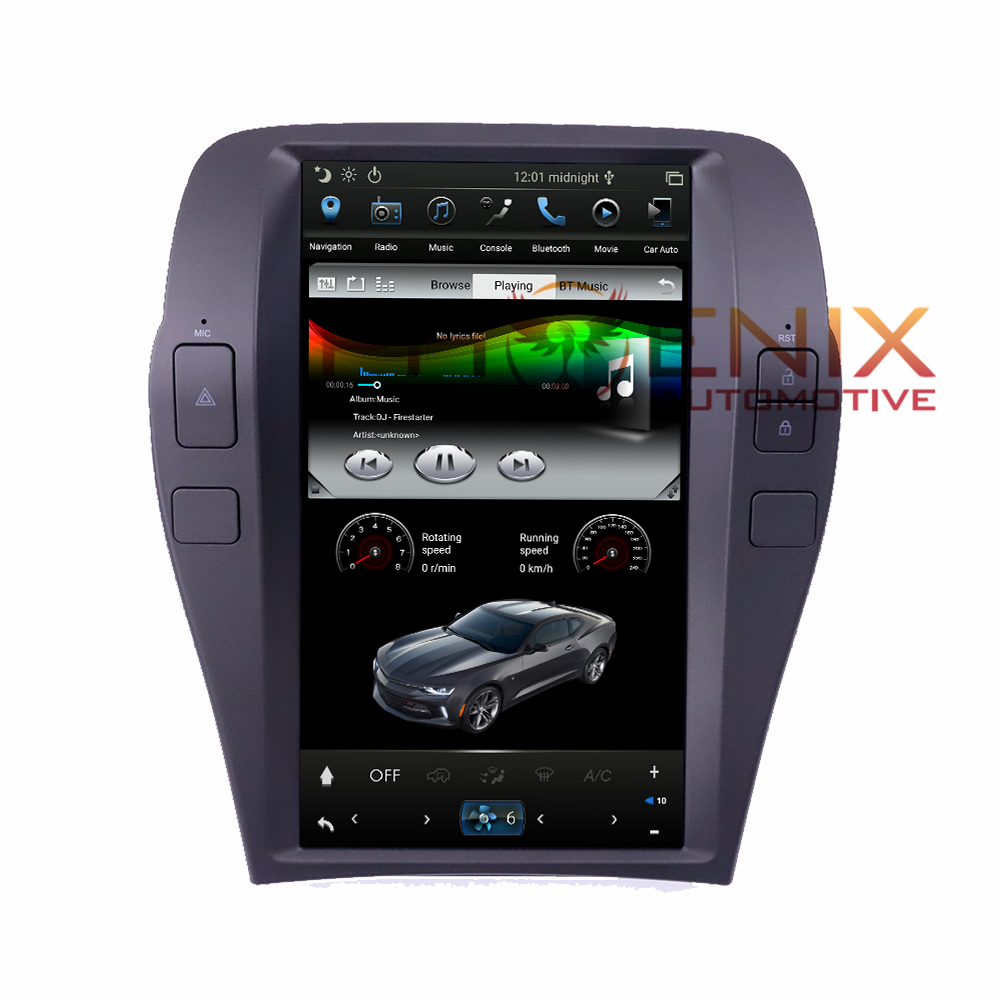 [ PX6 SIX-CORE ] 11.8" Vertical Screen Android 9.0 Navigation Radio for Chevrolet Camaro 2010 - 2015 - Smart Car Stereo Radio Navigation | In-Dash audio/video players online - Phoenix Automot