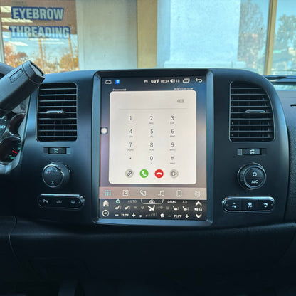 12.1” Android 13 fast boot Vertical Screen Navigation Radio for Chevrolet Silverado GMC Sierra 2007 - 2013 | Phoenix Automotive