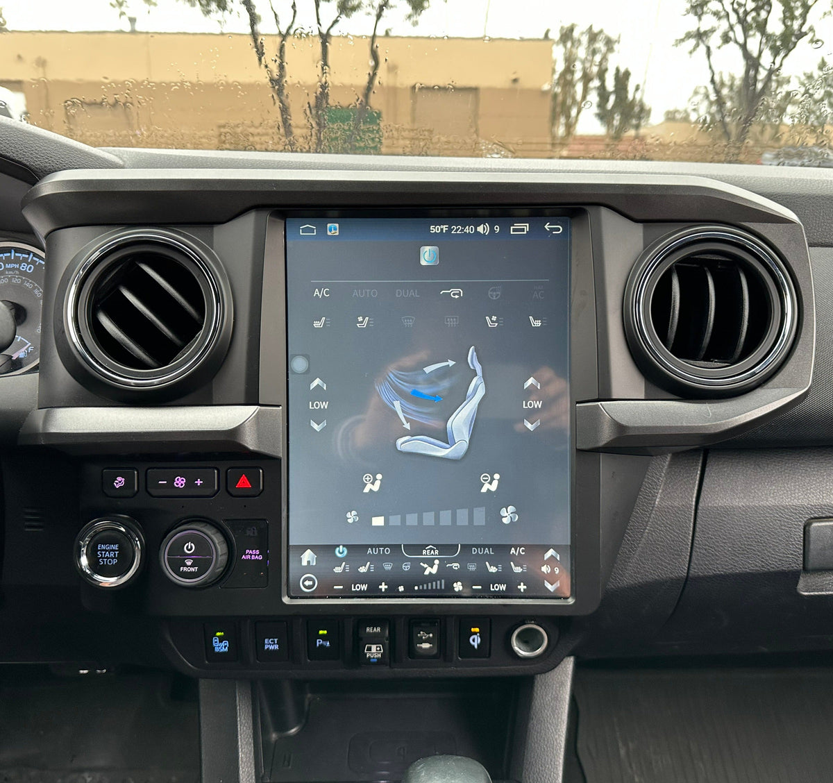 SC7870/Qualcomm6125 12.1” Android 13 fast boot Vertical Screen Navigation Radio for Toyota Tacoma 2016 - 2023 | Phoenix Automotive