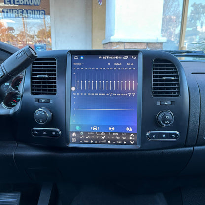 12.1” Android 13 fast boot Vertical Screen Navigation Radio for Chevrolet Silverado GMC Sierra 2007 - 2013 | Phoenix Automotive