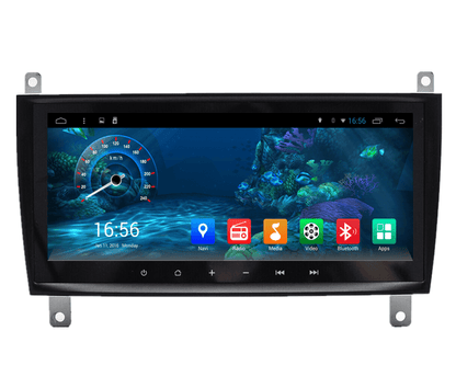 8.8" Octa-core Metal Trim Android Navigation Radio for Mercedes Benz C CLK W203 C200 C230 C320 CLK350 - Smart Car Stereo Radio Navigation | In-Dash audio/video players online - Phoenix Automo