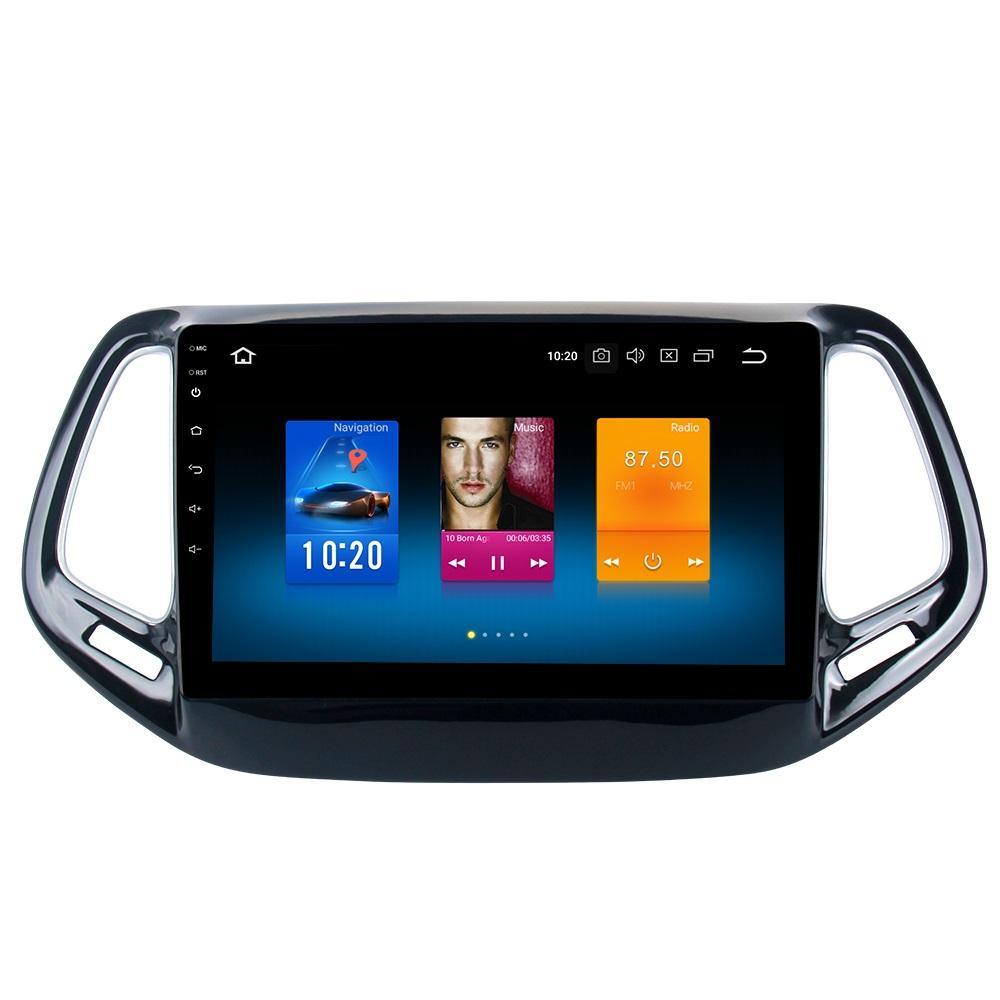 10.1" Octa-Core Android Navigation Radio for Jeep Compass 2017 - 2019 | Phoenix Automotive