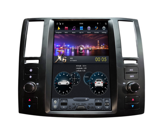 [ G6 octa-core ] 11.8" Vertical Screen Android 11 Fast boot Navigatio Receiver for Infiniti FX25 FX35 FX37 2004 - 2008 - Smart Car Stereo Radio Navigation | In-Dash audio/video players onl