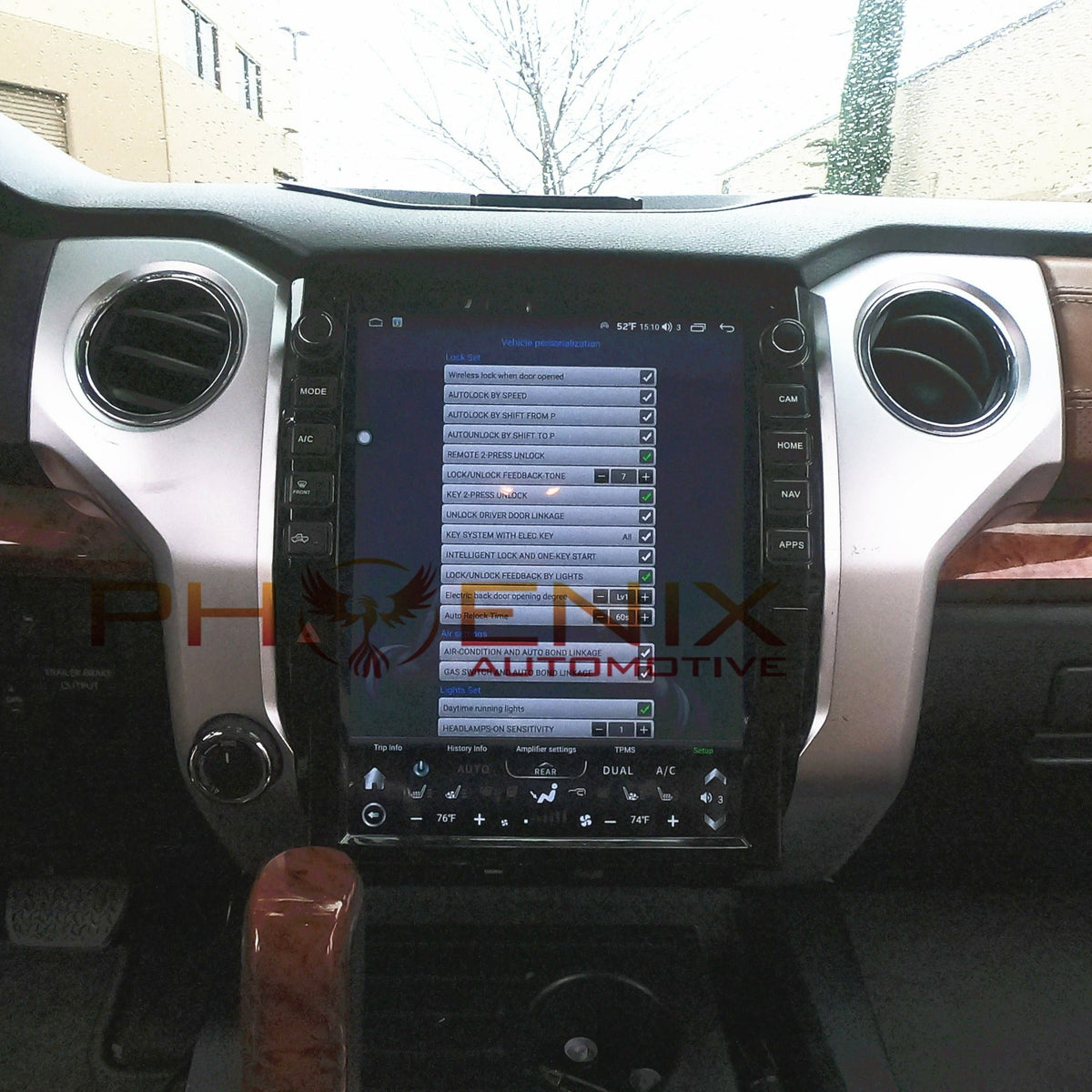 [ New ] 13” Android 13 Vertical Screen Navigation Radio for Toyota Tundra 2014 - 2021 | Phoenix Automotive