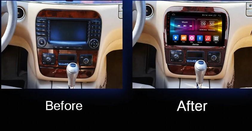 9" Octa-Core Android Navigation Radio for Mercedes-Benz S-class 1998 - 2005 - Smart Car Stereo Radio Navigation | In-Dash audio/video players online - Phoenix Automotive