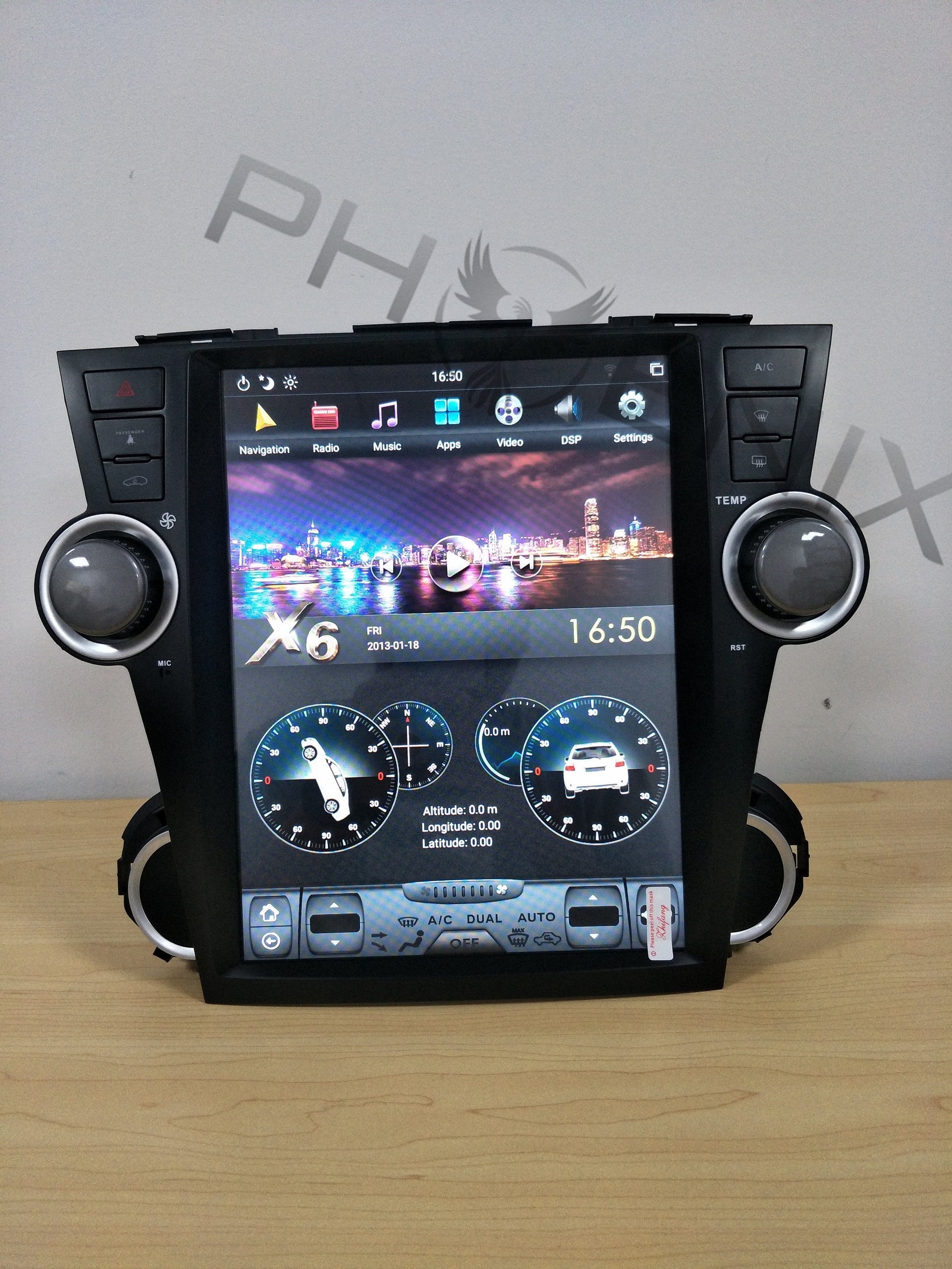 [ G6 octa-core ] 12.1" Android 11 Fast boot Navigation Radio for Toyota Highlander 2009 - 2013 | Phoenix Automotive