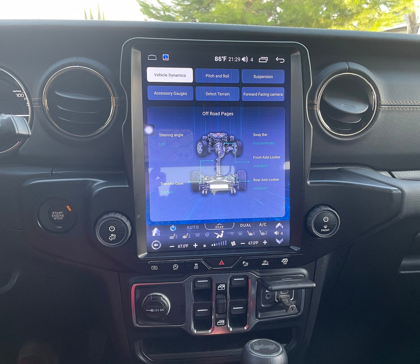 [ Hot-sale ] 12.1” Android 13 Vertical Screen Navigation Radio for Jeep Wrangler JL 2018 - 2023 | Phoenix Automotive