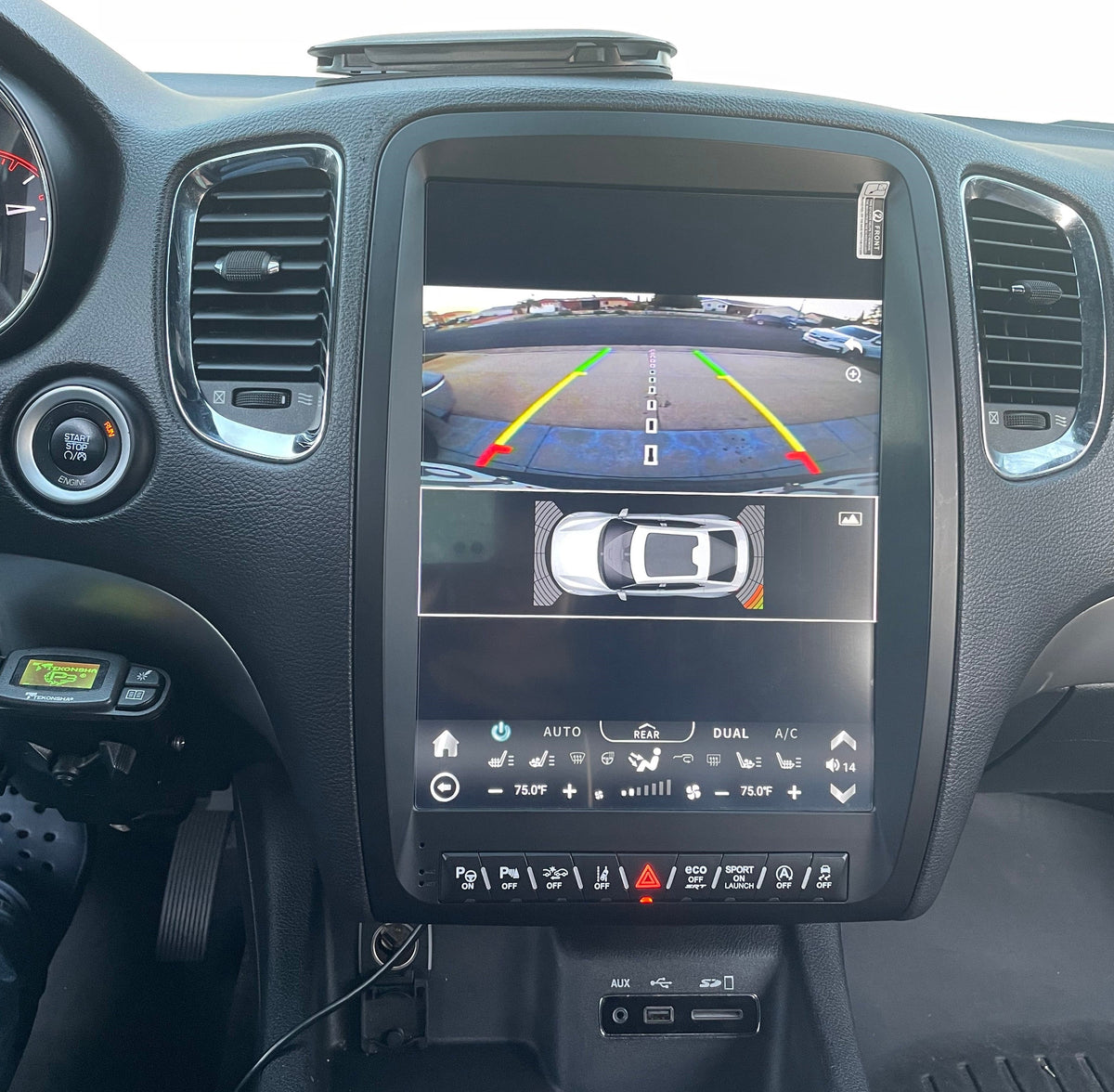 13” Android 12 Vertical Screen Navigation Radio for Dodge Durango 2011 - 2020 | Phoenix Automotive