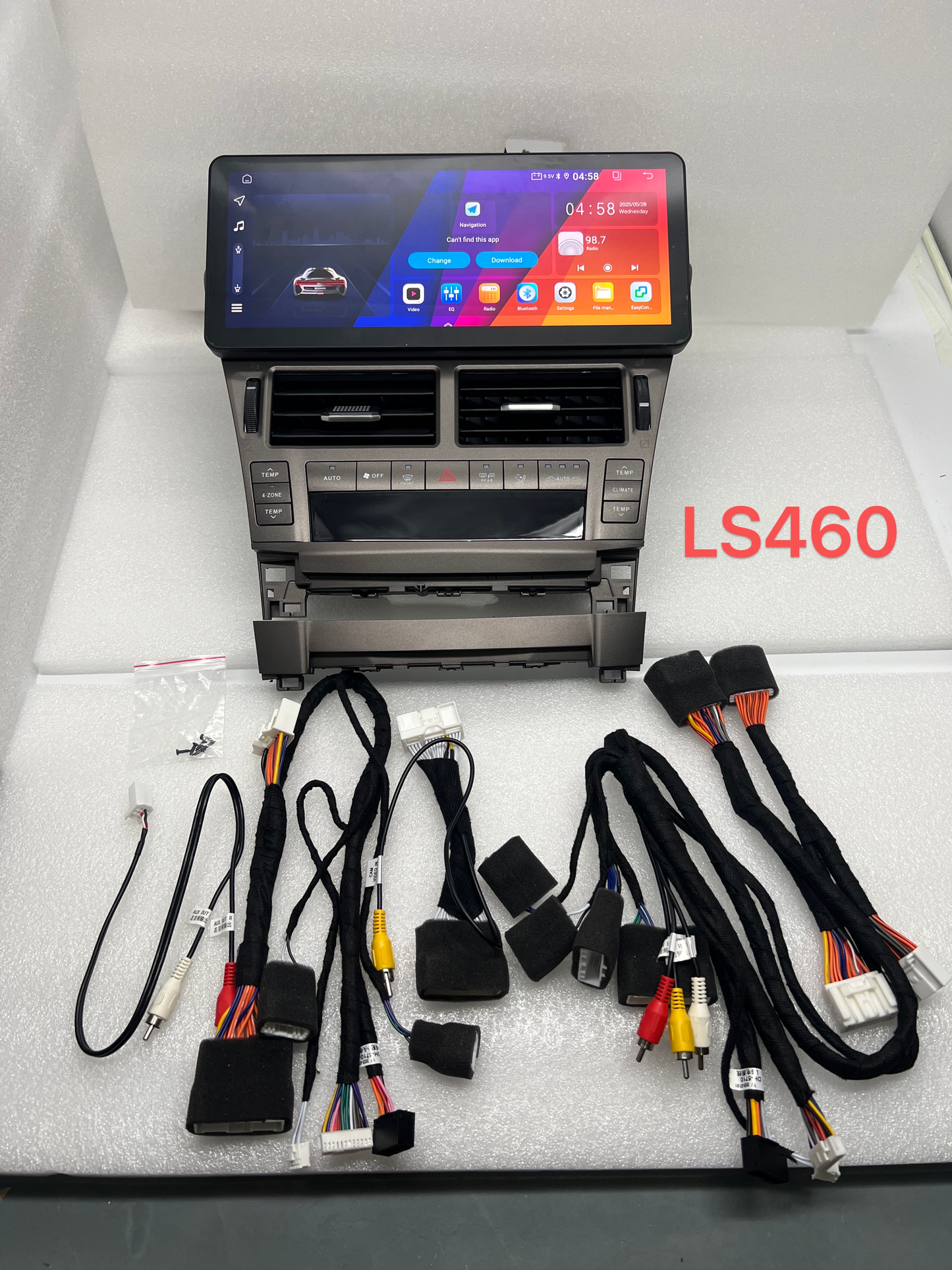 12.3 Inch Android 14 Universal Car Radio Stereo Android Auto Carplay for Lexus LS460/LS600 2006-2012