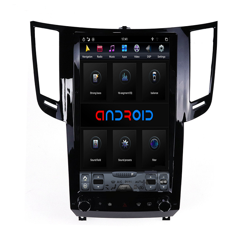 [ G6 octa-core ] 13.6" Vertical Screen Android 11 Fast boot Navigatio Receiver for Infiniti QX70 FX25 FX35 FX37 2009 - 2016 | Phoenix Automotive