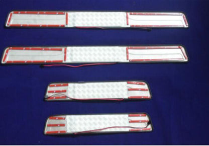 New LED Illuminated Stainless Steel Kick Plate Scuff Plate Set for Nissan Altima 2008-2017 - Smart Car Stereo Radio Navigation | In-Dash audio/video players online - Phoenix Automotive