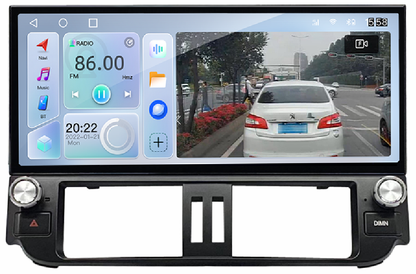 12.3 Inch Android 14 Universal Car Radio Stereo Android Auto Carplay for Toyota Prado  2014-2017