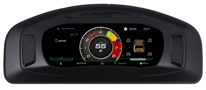 10.25 inch LCD Screen Digital Cluster Gauge for Volkswagen Multivan T5 2012-2019 Speedometer Replacement Dashboard Instrument Cluster Digital Display Panel