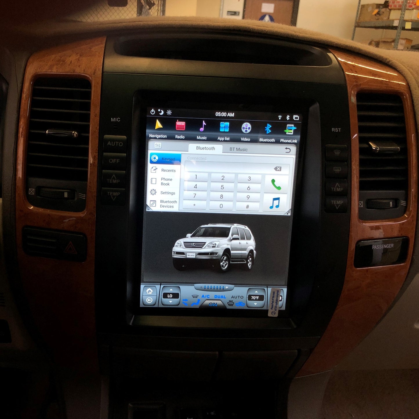 [ G6 octa-core ] 10.4" Vertical Screen Android 11 Fast boot Navigation Radio for Lexus GX 470 2003 - 2009 | Phoenix Automotive