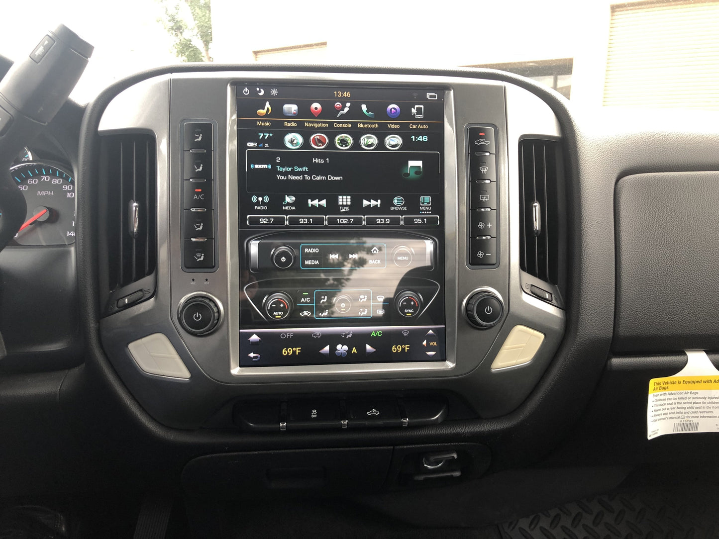 [Open box] [PX6 SIX-CORE] [Special Edition] 12.1" Android 9 Fast boot Navi Radio for Chevy Silverado GMC SIERRA 2014 - 2019 - Smart Car Stereo Radio Navigation | In-Dash audio/video players o