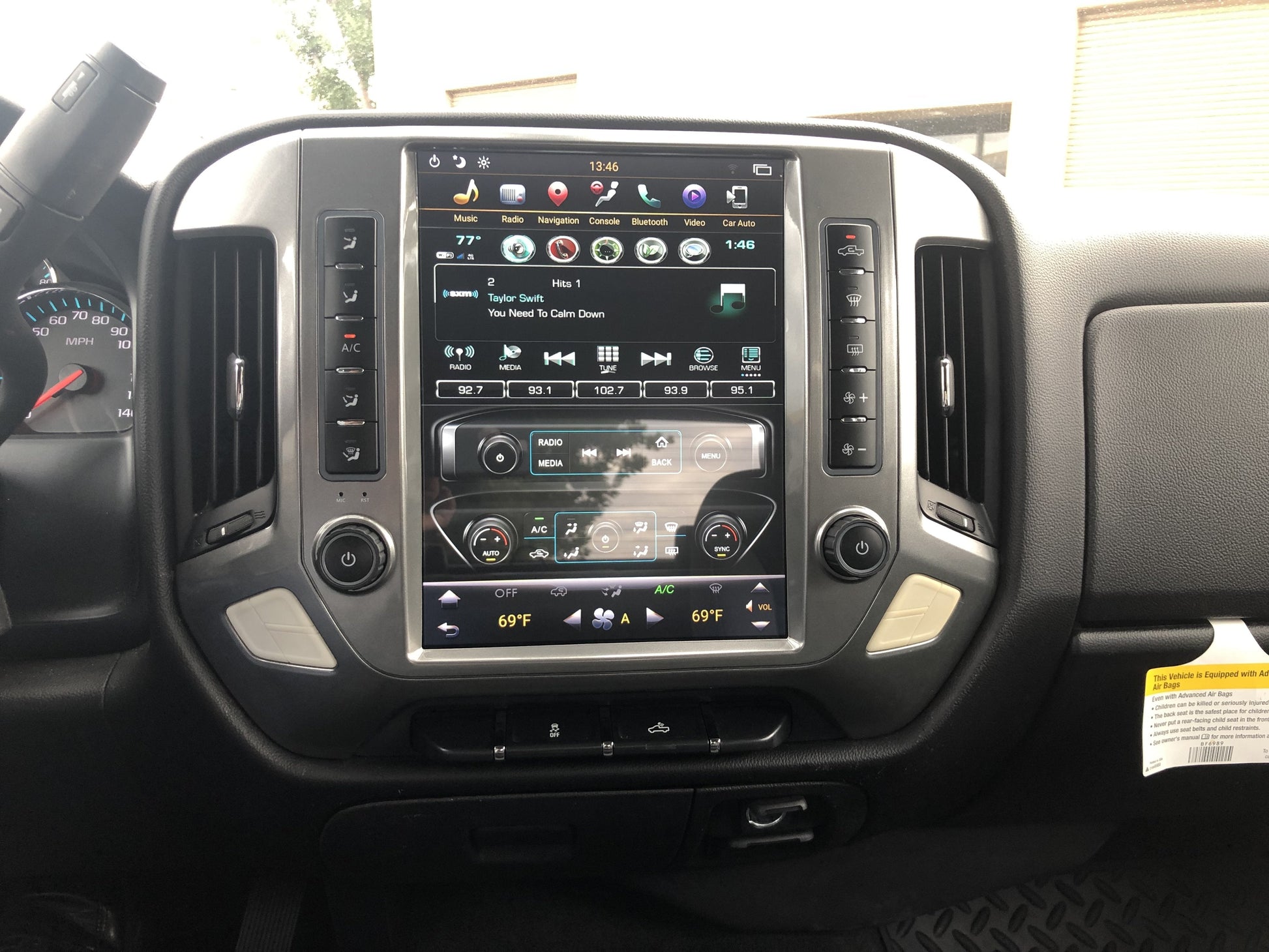 [Open box] [PX6 SIX-CORE] [Special Edition] 12.1" Android 9 Fast boot Navi Radio for Chevy Silverado GMC SIERRA 2014 - 2019 - Smart Car Stereo Radio Navigation | In-Dash audio/video players o
