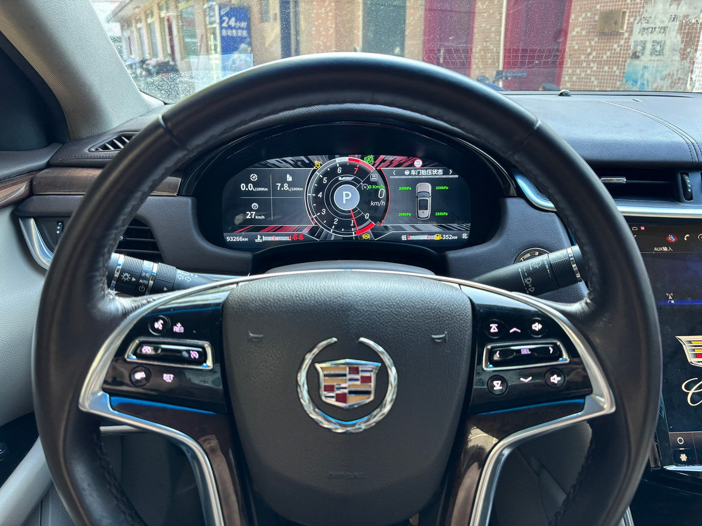 12.3 inch LCD Screen Digital Cluster Gauge for Cadillac XTS/CTS 2014-2019 Speedometer Replacement Dashboard Instrument Cluster Digital Display Panel