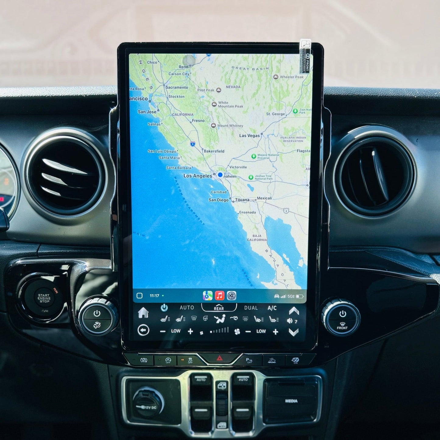 [ Hot-sale ] 12.1/14.5” Android 13/14 Vertical Screen Navigation Radio for Jeep Gladiator 2020 - 2023