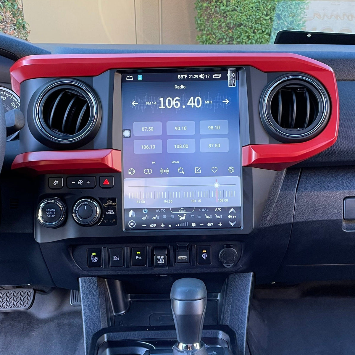 SC7870/Qualcomm6125 12.1” Android 13 fast boot Vertical Screen Navigation Radio for Toyota Tacoma 2016 - 2023 | Phoenix Automotive