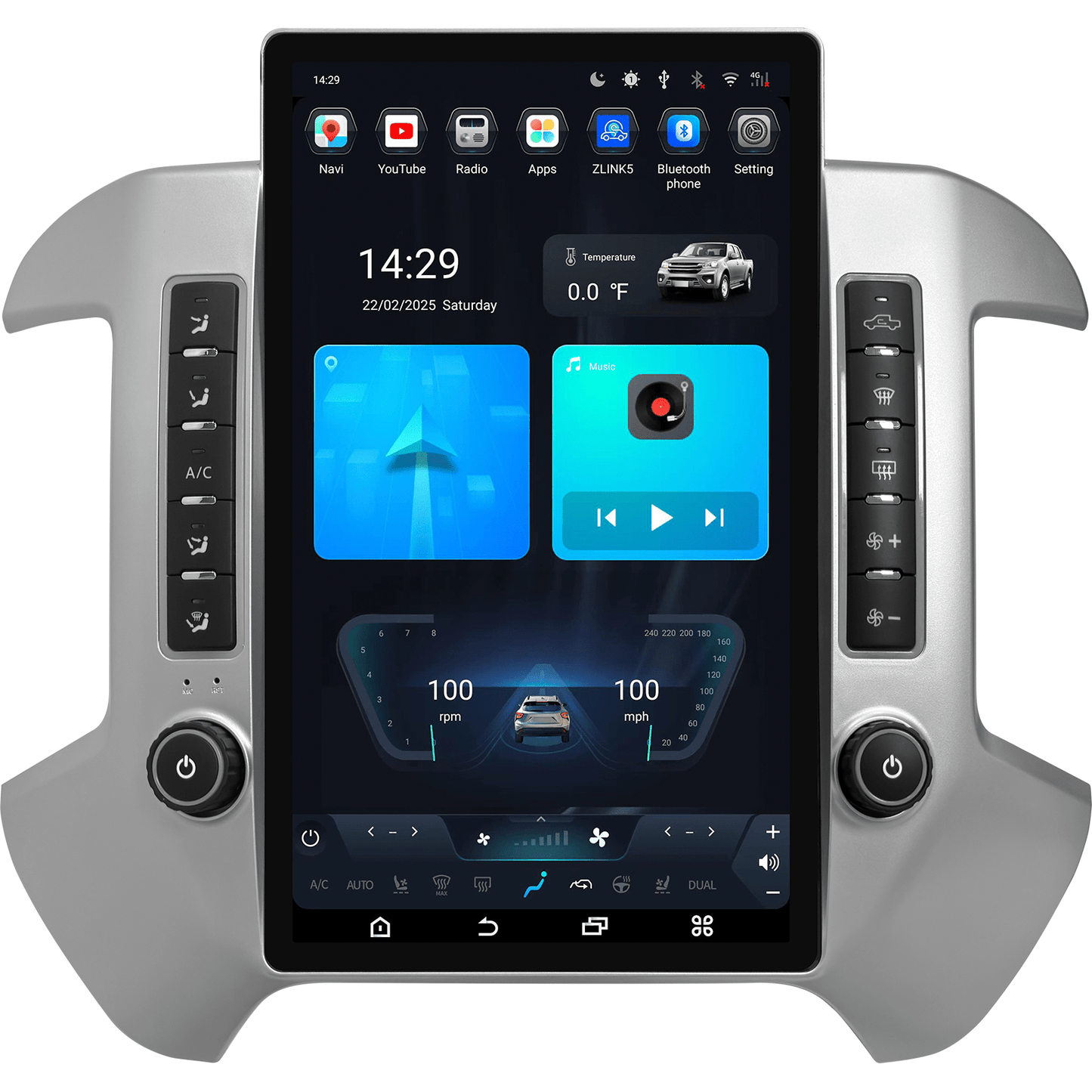 [Open Box][Special Edition] 14.5" Android 13/14 Fast boot Navi Radio for Chevy Silverado GMC SIERRA 2014 - 2019