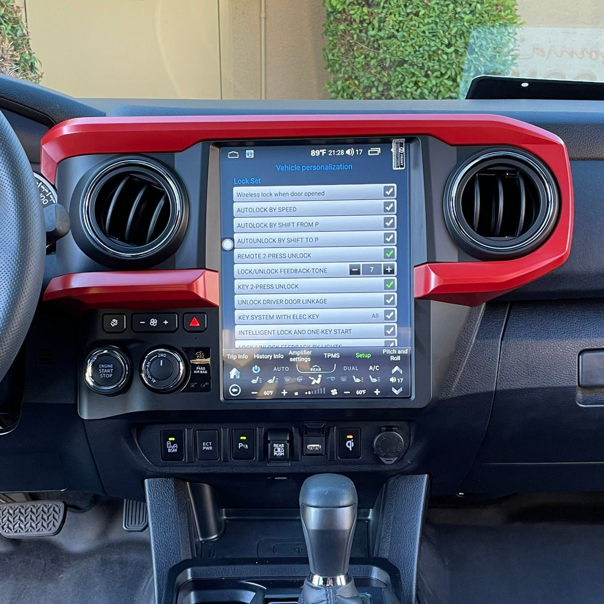 SC7870/Qualcomm6125 12.1” Android 13 fast boot Vertical Screen Navigation Radio for Toyota Tacoma 2016 - 2023 | Phoenix Automotive