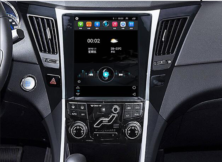 [Open box] [PX6 Six- core ] 10.4" Vertical Screen Android 9.0 Navigation Radio for Hyundai Sonata 2011 - 2014 In-Dash audio/video players head unit stereo online Phoenix Automotive Android Radio Tesla-style T-style XL Large screen Vertical screen big screen Linkswell inc x knob joying Aucar auto AutoTecPro Navigation Systems Rhino dasaita American muscle nifty city merge screens seicane car radio