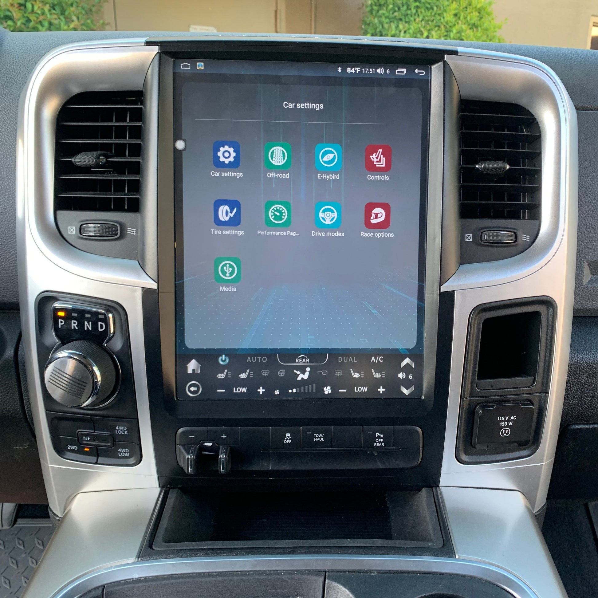 12.1“ or 13" Android 13 Fast boot Vertical Screen Navi Radio for Dodge Ram 2009 - 2018 | Phoenix Automotive