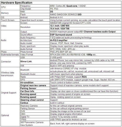 10.4" Vertical Screen Android Navi Radio for Ford Focus 2011- 2019 - Smart Car Stereo Radio Navigation | In-Dash audio/video players online - Phoenix Automotive