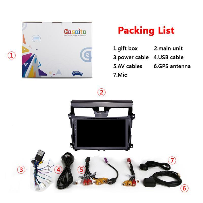 Octa-Core 10.2" Android 8.0 Navigation Radio for Nissan Teana Altima 2013 - 2017 4 GB RAM - Smart Car Stereo Radio Navigation | In-Dash audio/video players online - Phoenix Automotive